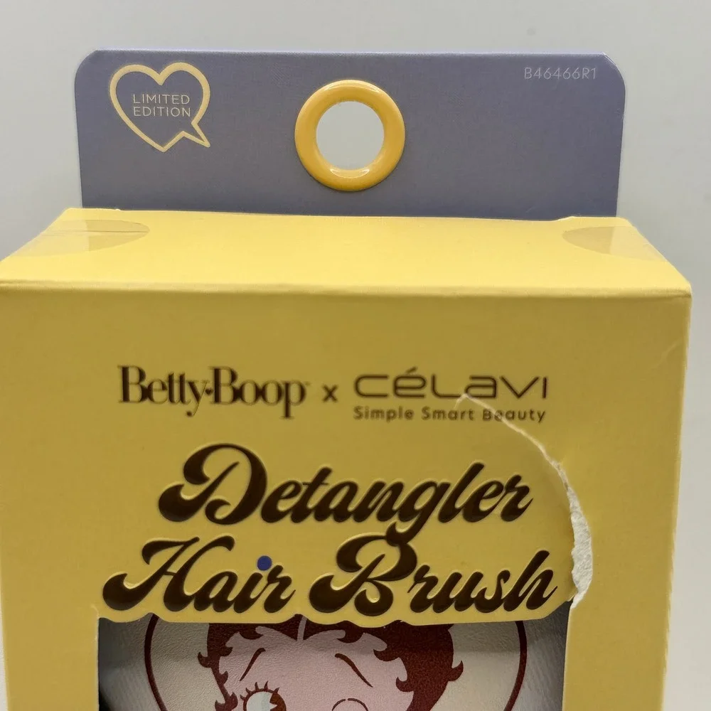 Betty Boop Detangler Hair Brush Retro Cartoon Kitsch Pinup Girl Aesthetic